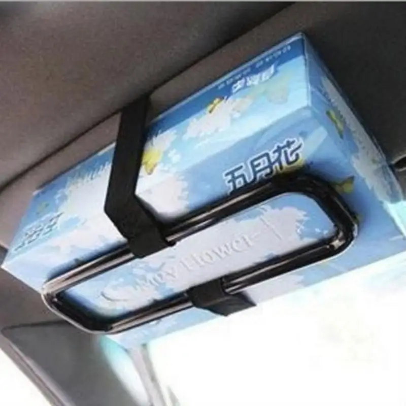 Noul Portabil Auto Parasolar Hârtie Cutie Suport Universal Auto Bancheta Din Spate Șervețel De Hârtie Bancheta Din Spate A Suportului Accesorii Auto Imagine 0