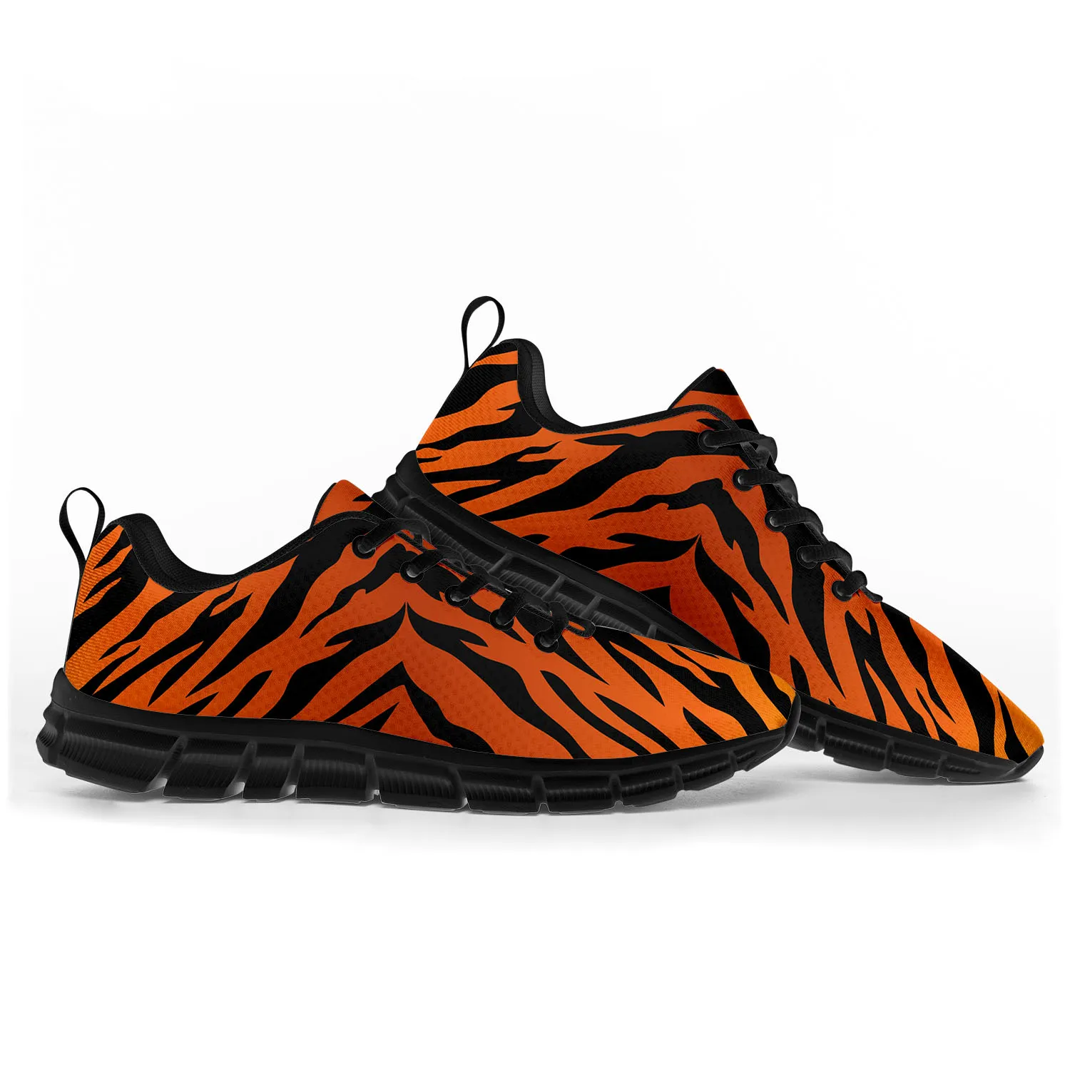 Tiger Stripe Print 3D Pantofi Sport Barbati Femei Adolescent copii Copii Adidasi Valul Tipărite de Cauzalitate Personalizate de Calitate Pereche de Pantofi Imagine 0