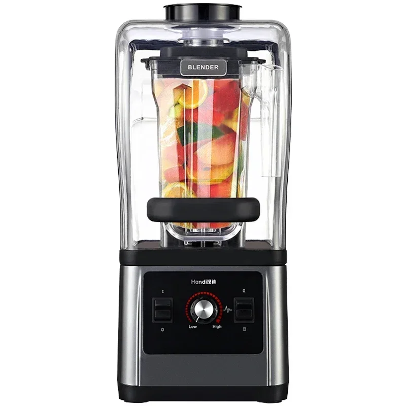 110V220V Comerciale cu Capota Mut izolate Fonic Smoothie Blender Blender Mașină de Gătit Suc de Mașină Procesor de Alimente Imagine 2