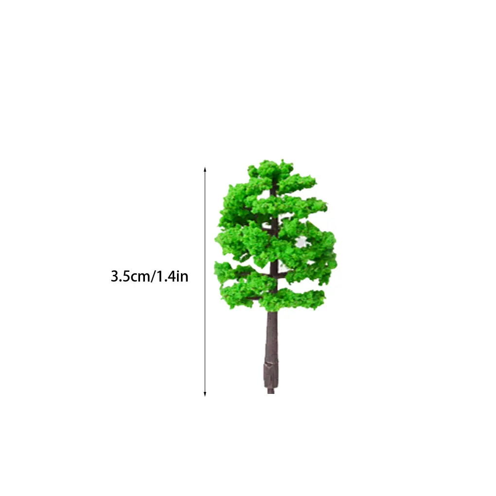 20buc Copac de Plastic Modele de Accesorii Clădire Mică Peisaj Prop Imagine 5
