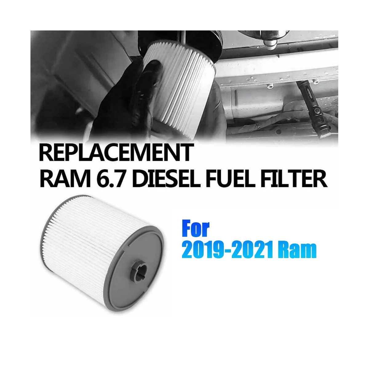 68436631AA Combustibil/Filtru Separator de Apă pentru a se Eschiva 2019-2021 Ram 2500 3500 4500 de 6,7 L Cummins Turbo Diesel Imagine 1