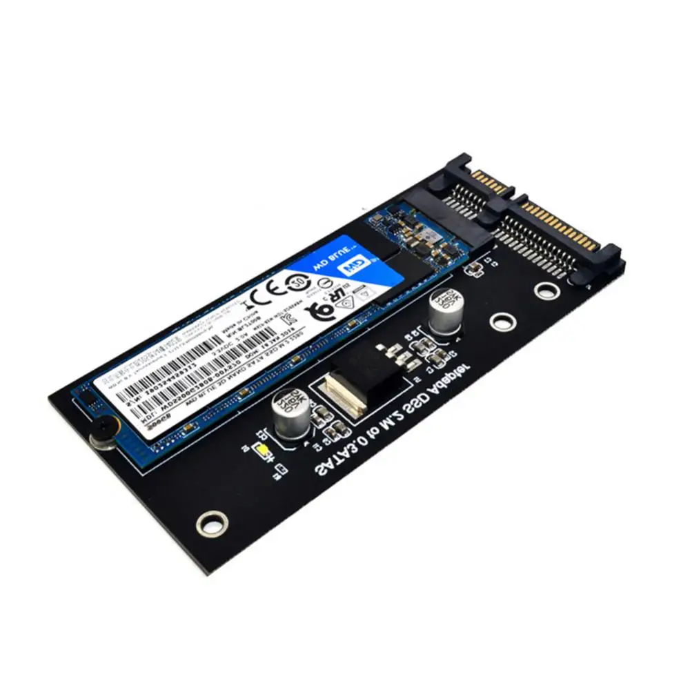 Aubess M. 2 SATA Adaptor M2 SATA3 Adaptor de unitati solid state Adaptor Card SSD Solid state Drive A-6G Interfață de Conversie Card Imagine 3