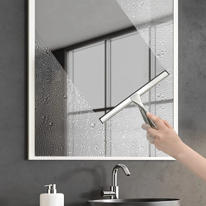 BMBY-Multi-Scop Duș Racleta Este Potrivit Pentru Uși de Duș, grupuri sanitare, Ferestre Si Masina Sticlă-Oțel Inoxidabil Imagine 4