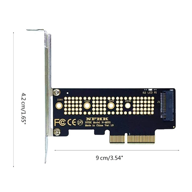 Efort de Instalare M. 2 NVMe SSD PCIE X1/X4Adapter Card pentru Flexibilitate Nici un Driver Necesare Cerere Win10 Sistem P9JB Imagine 5