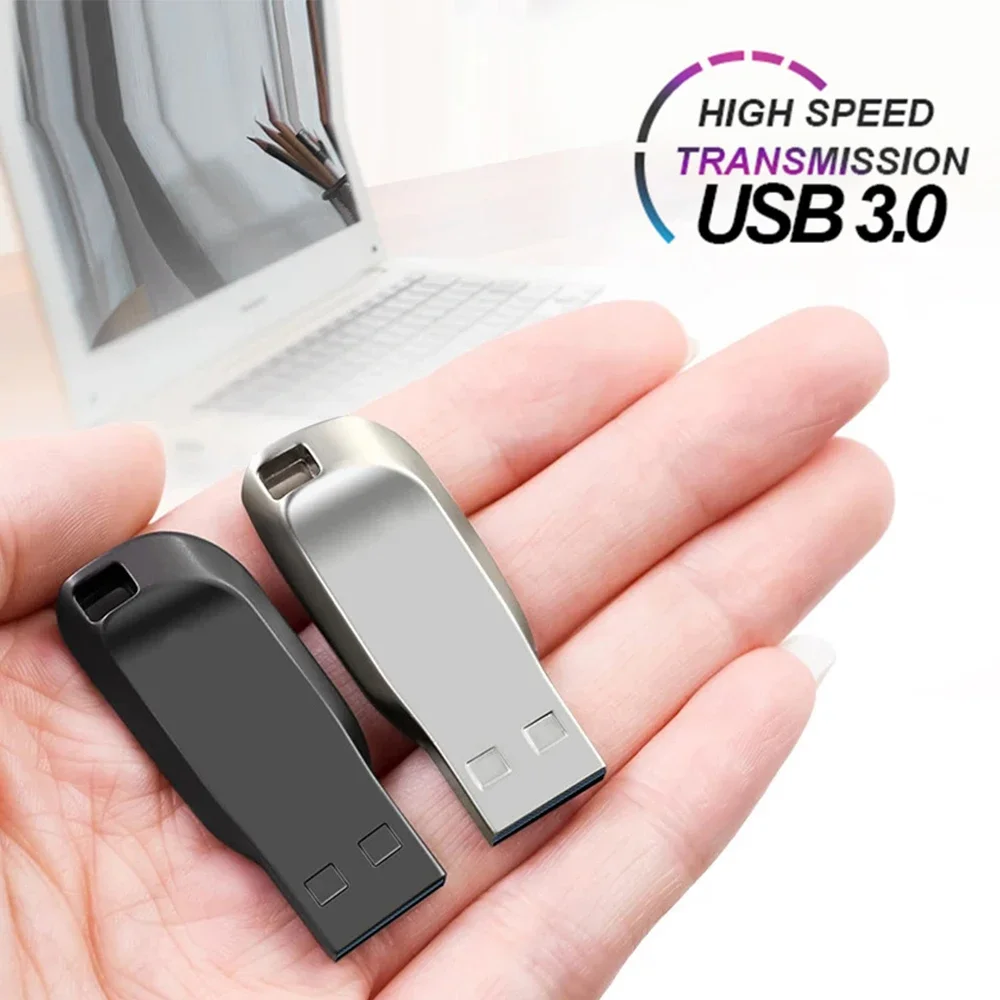 Flash de Mare Viteză cu Mașina de Metal Unitate Flash Stick USB 3.0 de 1TB, 2TB Transmisie 3.0 Memorie Mini Portabil Flash Drive Accesorii Noi Imagine 3