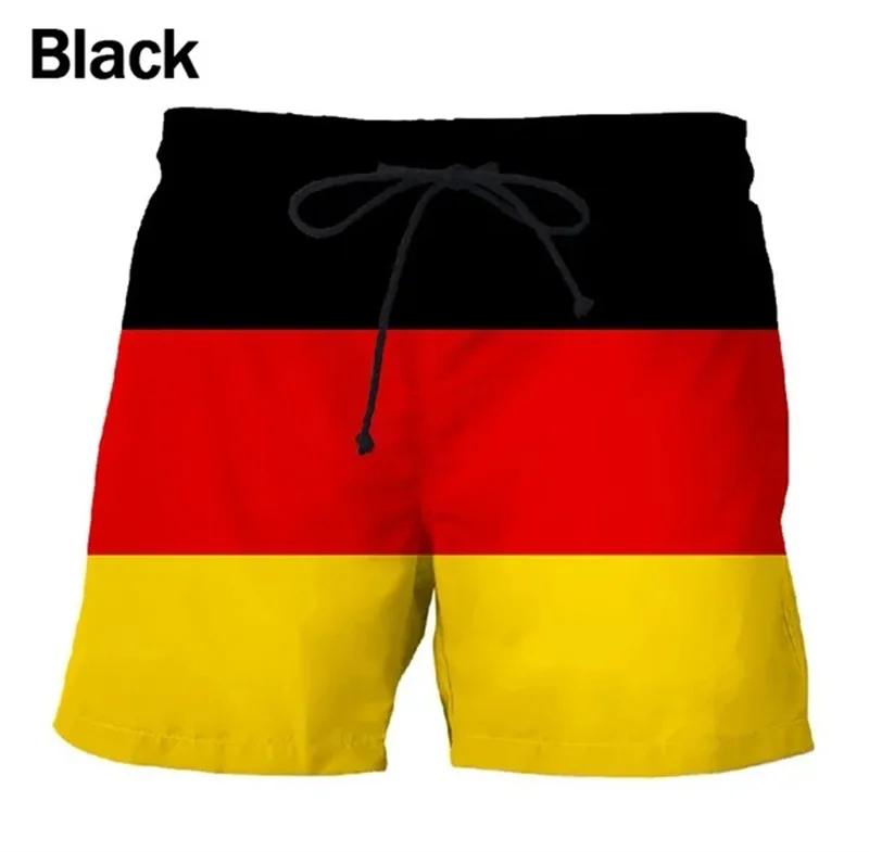 Germania marea BRITANIE SUA Plaja cu Steag Bărbați de pantaloni Scurți de Imprimare 3D pantaloni Scurti costume de Baie homme 2023 Vara Hawaii Trunchiuri de Înot Rece Gheață Copii pantaloni Scurți Imagine 1
