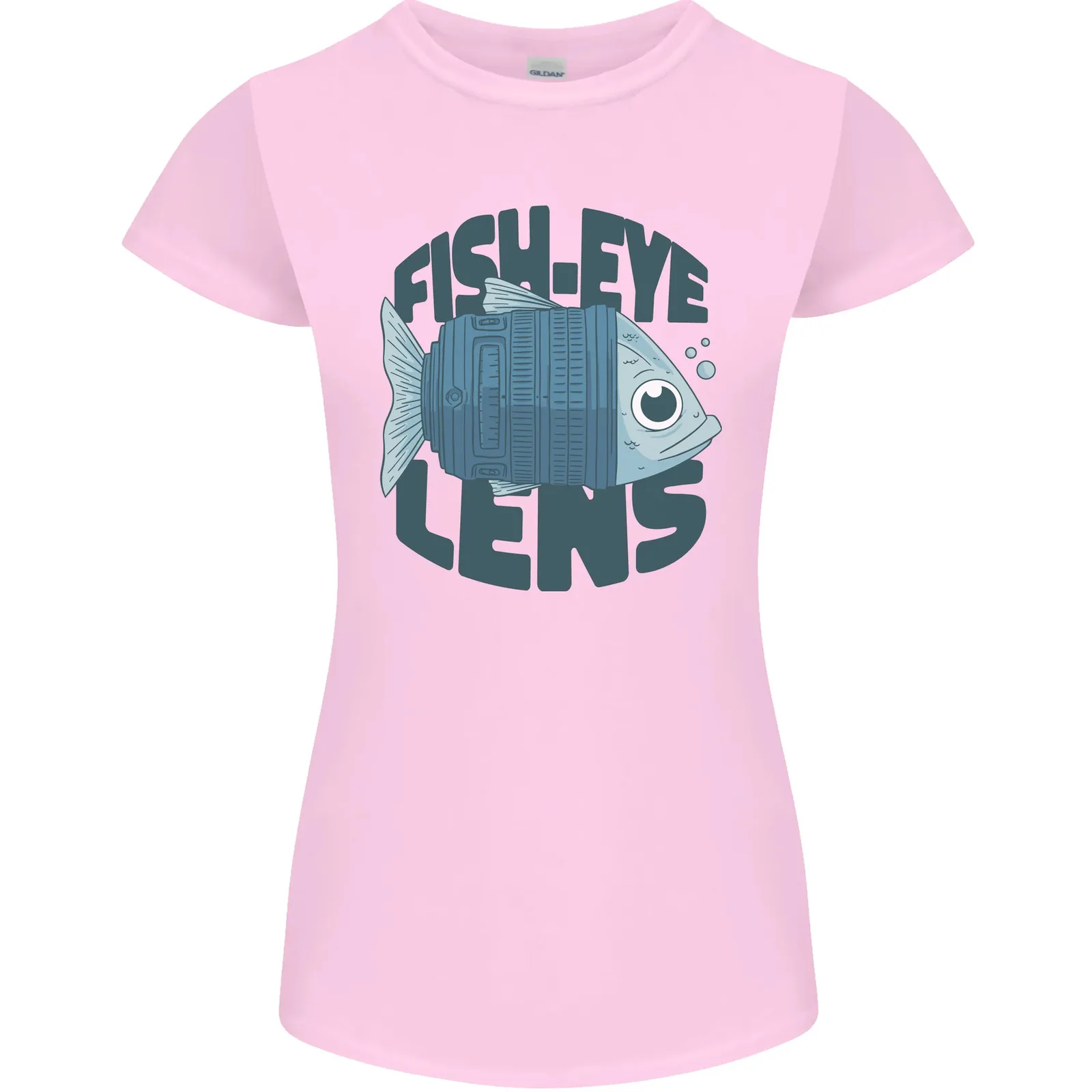 Lentile ochi de pește Amuzant Fotografie Fotograf Womens Petite Cut T-Shirt mâneci lungi Imagine 0