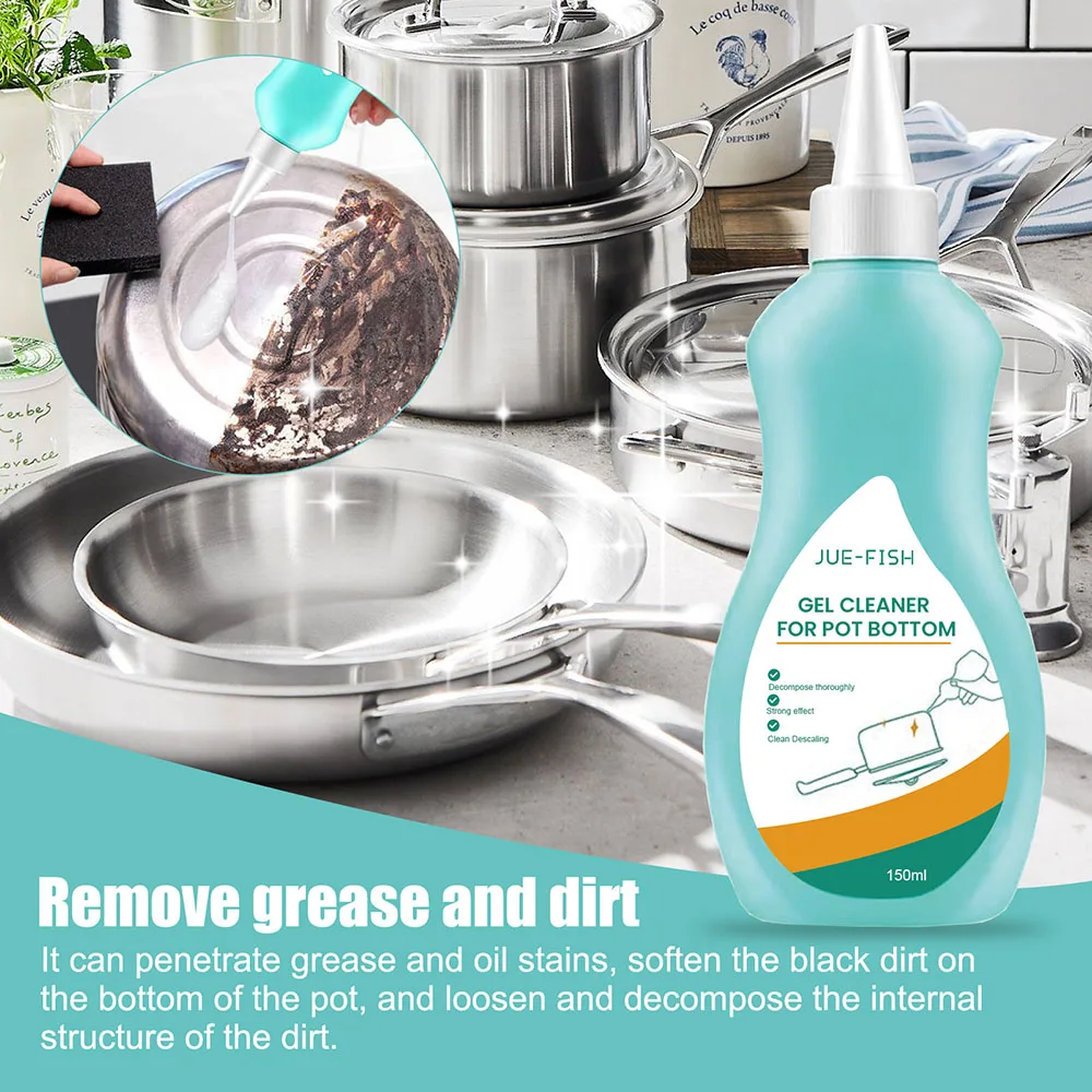 Multifunctional Oală Dirt Remover Bucătărie Grele Ulei De Agenți De Curățare Pentru Chiuvetă Imagine 1