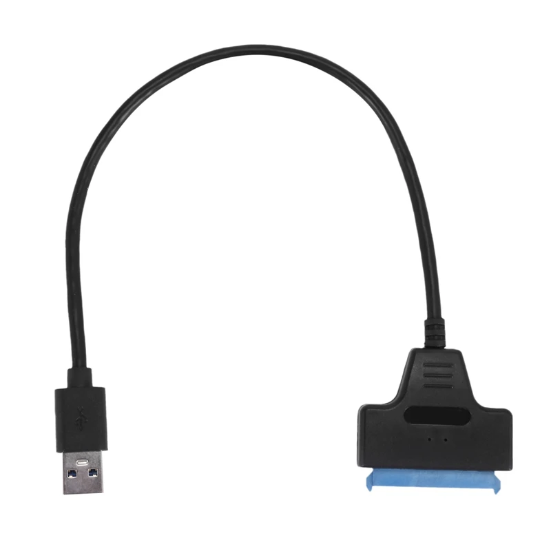 NOU-3X USB 3.0 2.5 Inch SATA Hard Disk Cablu Adaptor SDD SATA La USB 3.0 Converter-Negru Imagine 0