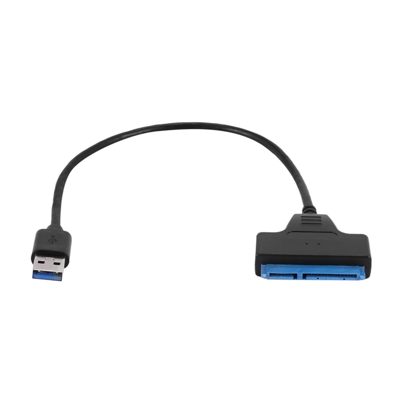 NOU-3X USB 3.0 2.5 Inch SATA Hard Disk Cablu Adaptor SDD SATA La USB 3.0 Converter-Negru Imagine 3