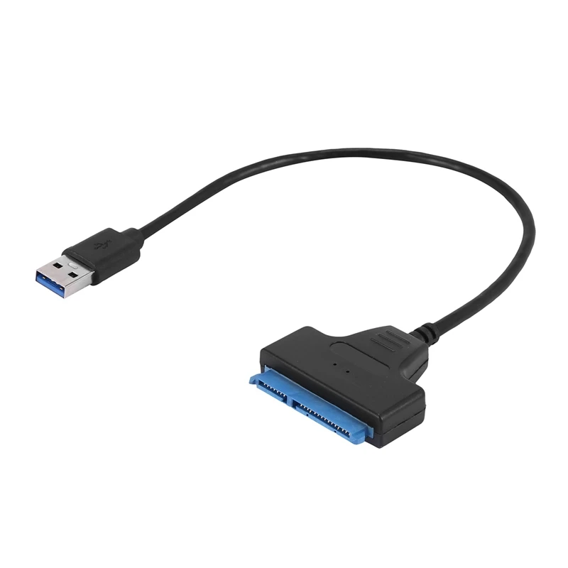 NOU-3X USB 3.0 2.5 Inch SATA Hard Disk Cablu Adaptor SDD SATA La USB 3.0 Converter-Negru Imagine 4