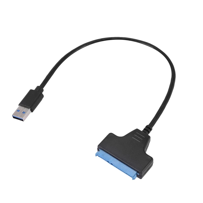 NOU-3X USB 3.0 2.5 Inch SATA Hard Disk Cablu Adaptor SDD SATA La USB 3.0 Converter-Negru Imagine 5