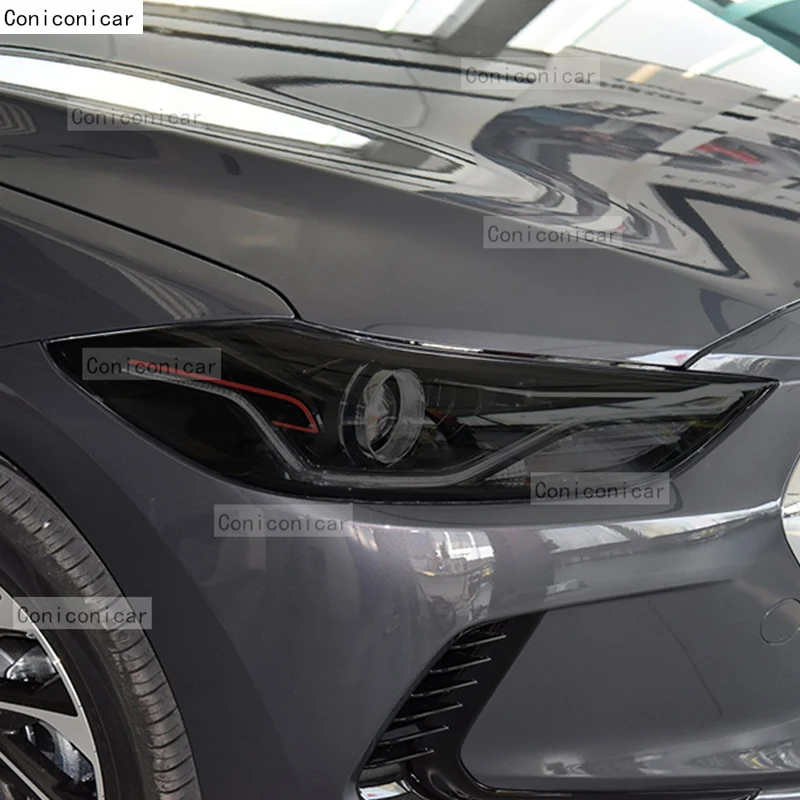 Pentru HYUNDAI ELANTRA GT Sport 2019 Exterior Auto Faruri Anti-zero Lampă Față Tentă TPU Film Protector de Reparare Accesorii Imagine 3