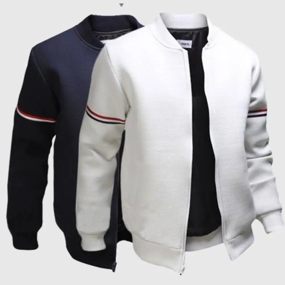 Stand Guler Jachete Îmbrăcăminte Exterioară Pentru Bărbați Uniforma De Baseball Drumeții Expediție Jachete Chingi De Haine Cald, Confort, Sport Imagine 0