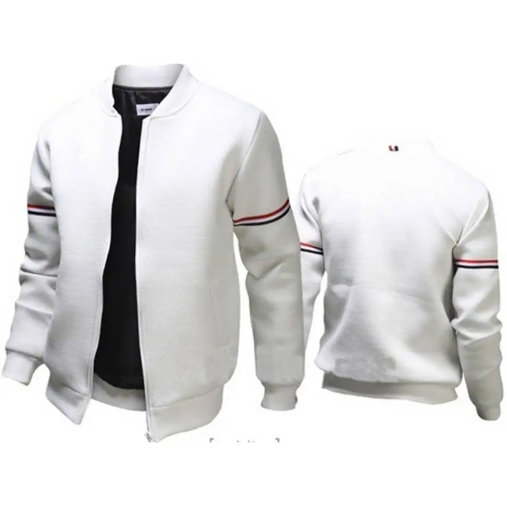 Stand Guler Jachete Îmbrăcăminte Exterioară Pentru Bărbați Uniforma De Baseball Drumeții Expediție Jachete Chingi De Haine Cald, Confort, Sport Imagine 2