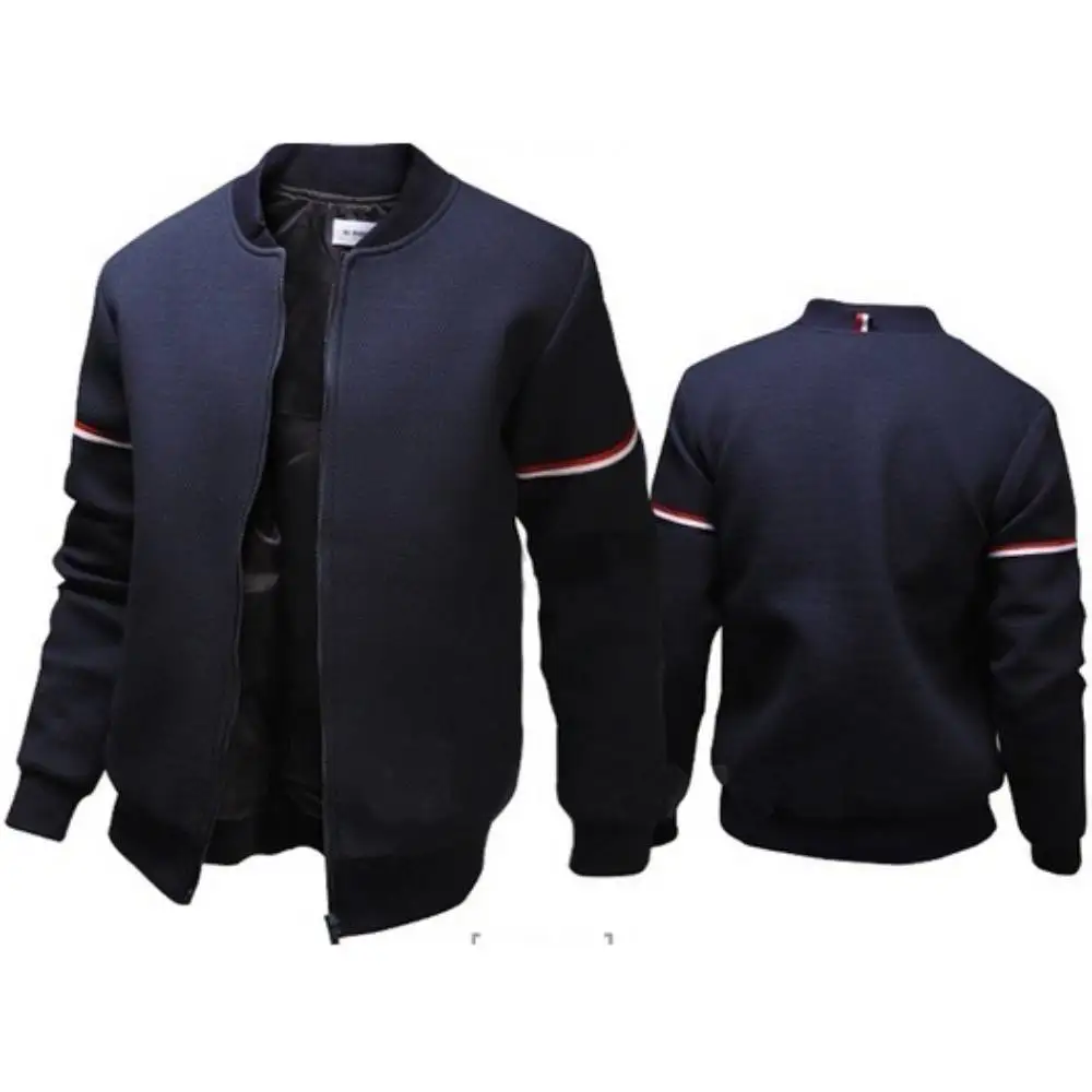 Stand Guler Jachete Îmbrăcăminte Exterioară Pentru Bărbați Uniforma De Baseball Drumeții Expediție Jachete Chingi De Haine Cald, Confort, Sport Imagine 3