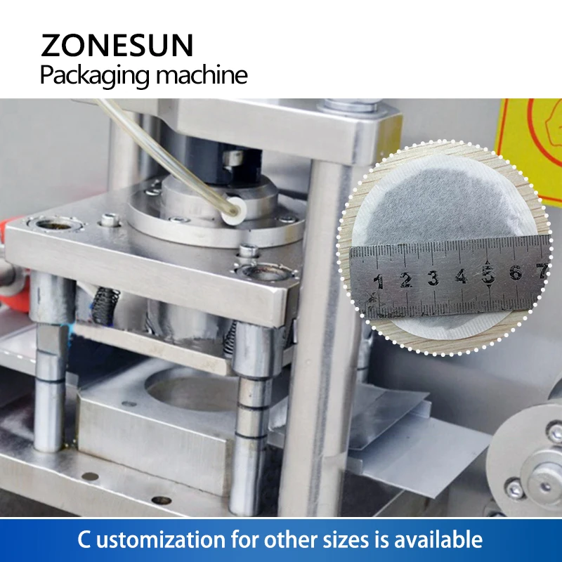 ZONESUN Automata Teabag Mașină de Granule de Pulbere de Frunze de Ceai, Boabe de Cafea de Umplere și de Etanșare Linie de Producție ZS-GPT1 Imagine 4